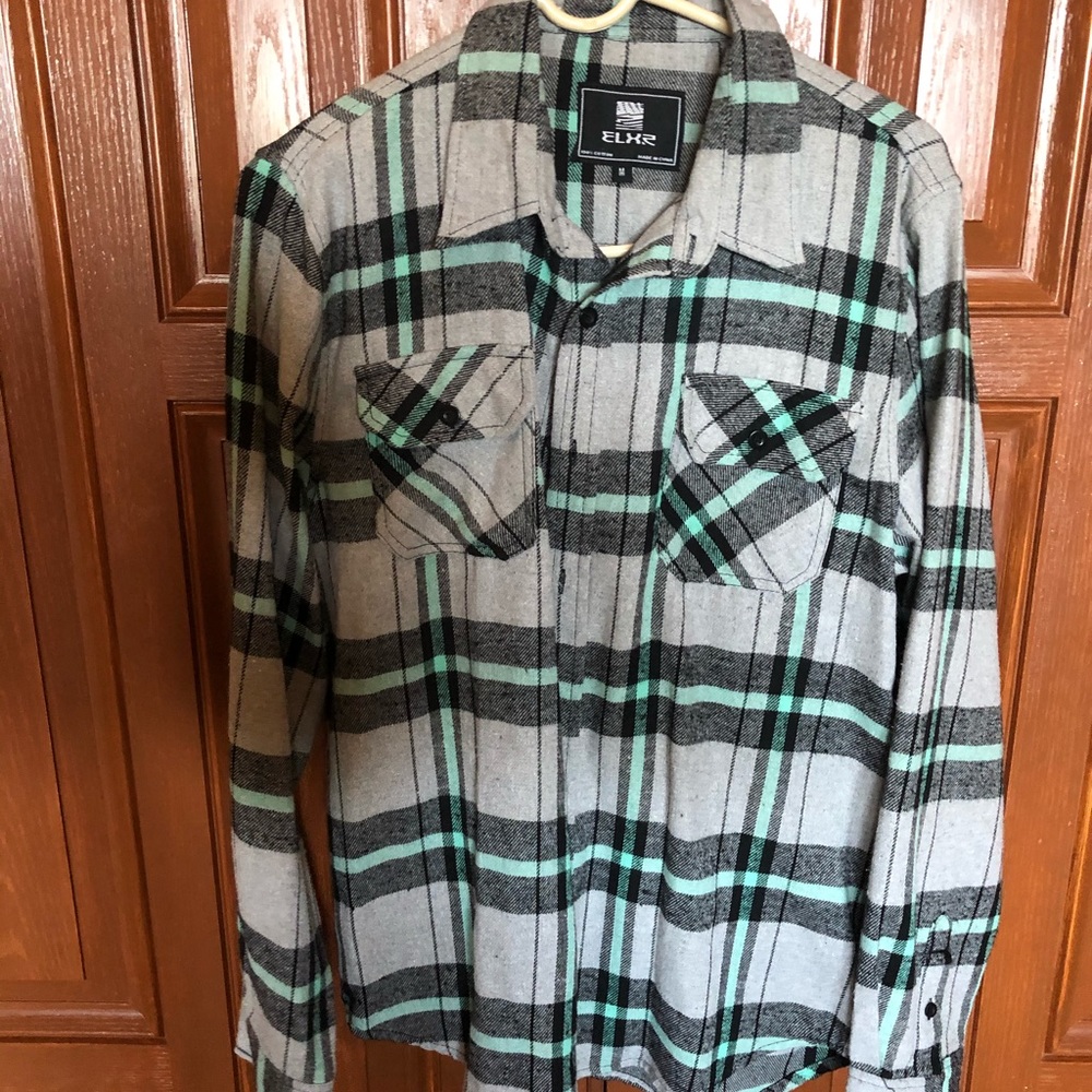 Flannel button down shirt